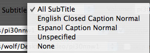 subtitle list
