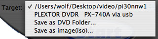 mac dvd copy target